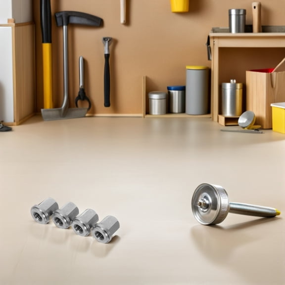 DEEPCRAFF 4Pcs Automotive Stainless Steel Battery Nut Kit Closed Design for Battery Terminal Repair