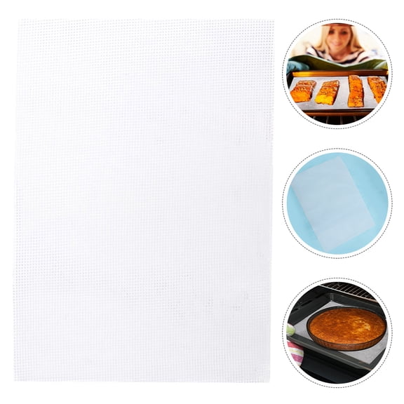 DEEPCRAFF 4Pcs Versatile Silicone Baking and Dehydrator Sheets with Mesh Design for Food Drying