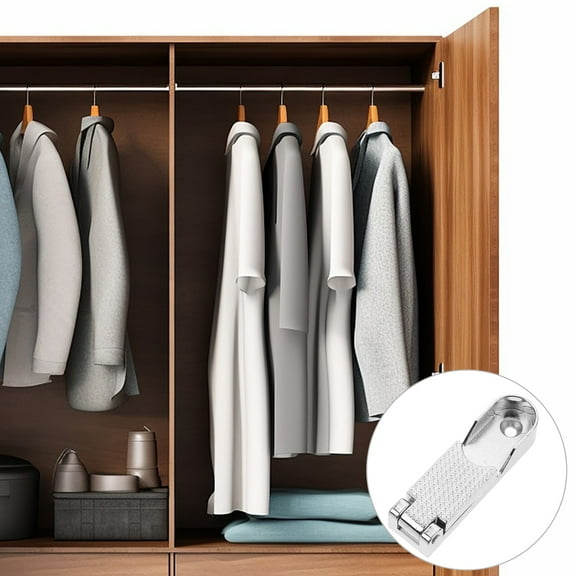 DEEPCRAFF 4Pcs Wall Pole Brackets Flange Rod Holder Round Shape Sturdy Construction For Bathroom Renovation