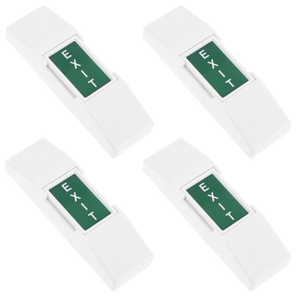 DEEPCRAFF Emergency Exit Button Multi-Color Plastic for Home Simplifies Key Control Quick Installation 4Pcs