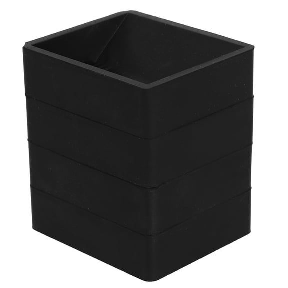 DEEPCRAFF 4Pcs Black Swivel Caster Cups Furniture Wheel Stoppers with Stable Locking Design