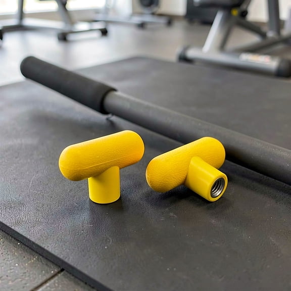 DEEPCRAFF 4pcs Rotatable Gym Handle, M10 T-Bar Design for Workout Machines