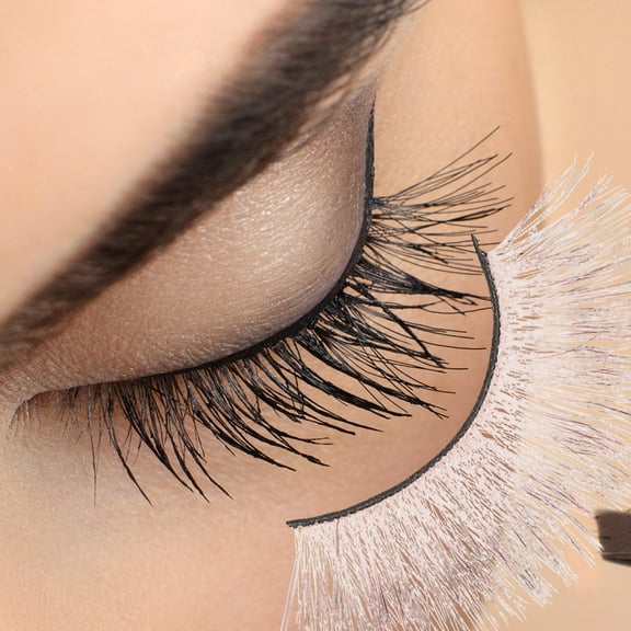 DEEPCRAFF 5Pairs Colored Lashes Faux Eyelashes Assorted Color False Lash Extensions for Bar