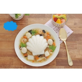 DEEPCRAFF 5 Pcs Assorted Cartoon Animal Shaped Rice Ball Mold Set for Kids Sushi Seaweed Baking Accessories