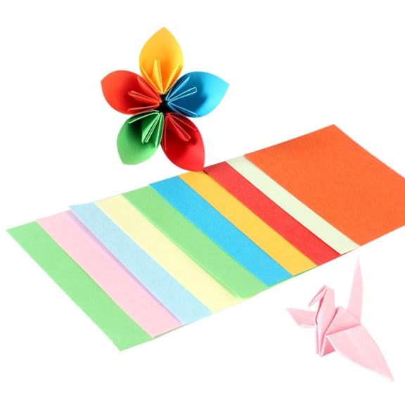 DEEPCRAFF 500 Pieces Assorted Colored Paper for Crafts, Handwork, Scrapbooking, Art Projects and Decoration