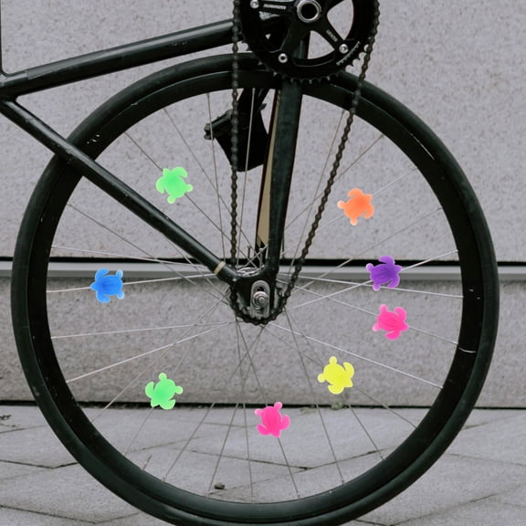 DEEPCRAFF 50Pcs Bike Wheel Spokes Beads Plastic for Appearance Decor