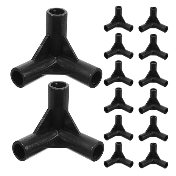 DEEPCRAFF 50Pcs Outdoor Tent Pole Connectors Plastic Corner Joints Canopy Frame Replacement Parts