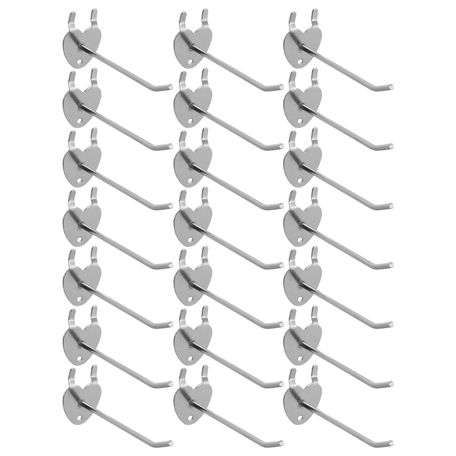 DEEPCRAFF 50Pcs Iron Pegboard Hooks for Garage Wall Storage and Wire Shelving Organizers