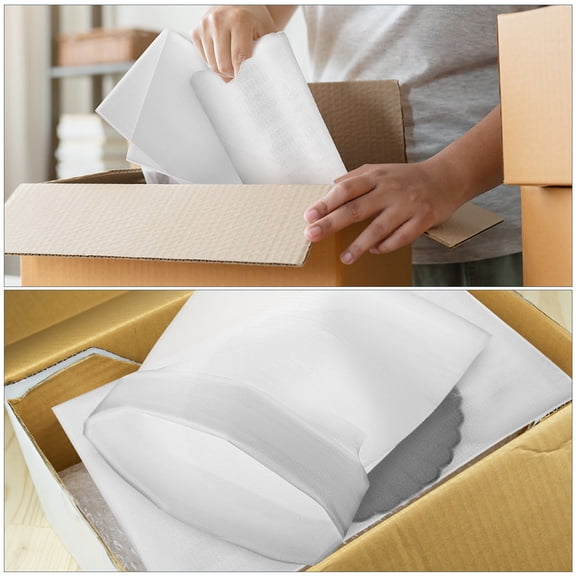 DEEPCRAFF Lightweight Epe Foam Pouches White for Shipping Scratch Protection 50Pcs