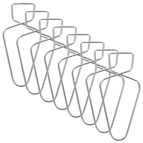 DEEPCRAFF Ceiling Hook Clips Deepcraff Plated Silver T-Bar Easy Install No Damage