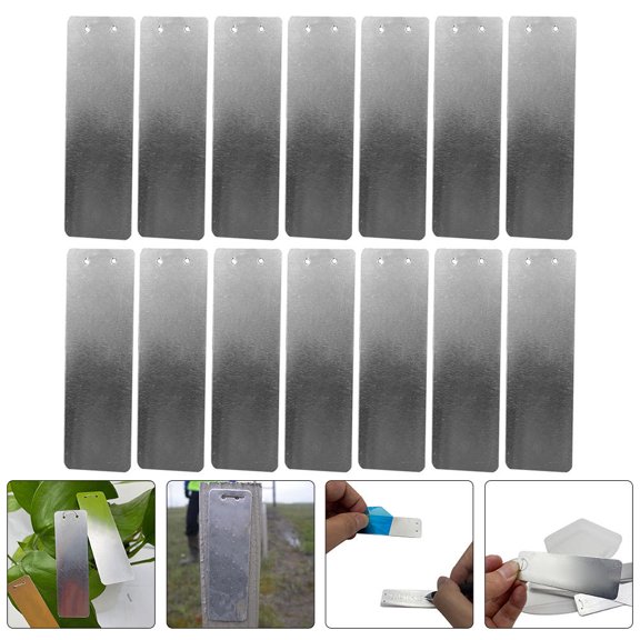 DEEPCRAFF 50Pcs Plant Label Tags Aluminum Garden Markers for Outdoor Use Portable and Easy to Carry