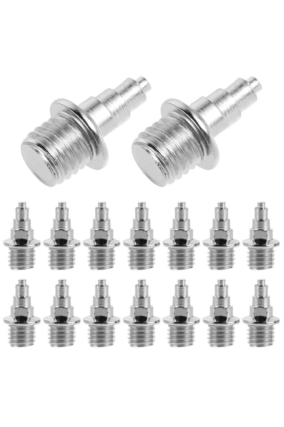50-Piece Plated Metal Spike Kit for Track Shoes, Enhanced Grip and Stable Running Performance