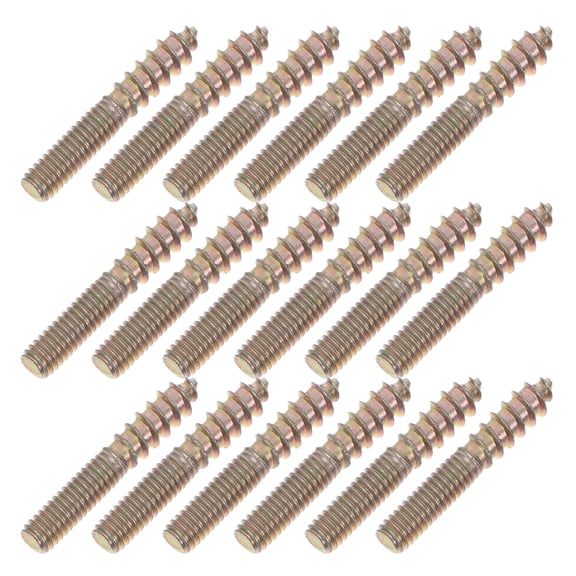 DEEPCRAFF 50Pcs Multi Purpose Wood Screws with Single Tip Coarse Thread for Furniture Assembly