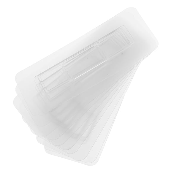 DEEPCRAFF Adhesive Hooks for Storage Shelf Shower Rack Adhesive Hooks Transparent Plastic 50pcs