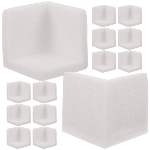 DEEPCRAFF 50pcs Picture Frame Corner Protectors White Epe around Anti Collision
