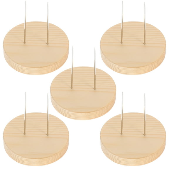 DEEPCRAFF 5-Pack Composite Felt Animal Bases for Doll Display, Tabletop Decor, Craft Supplies, and Soft Material