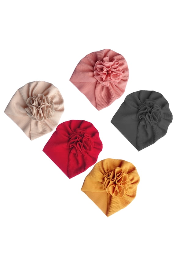 5-Pack Women's Cozy Chunky Cable Knit Hats, Mixed Colors, Warm Fall and Winter Beanies