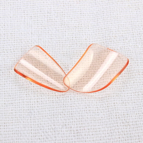 DEEPCRAFF 5-Pack Orange Pipa Finger Picks Premium Pc Nails for Guzheng, Lute, and String Instrument Performance