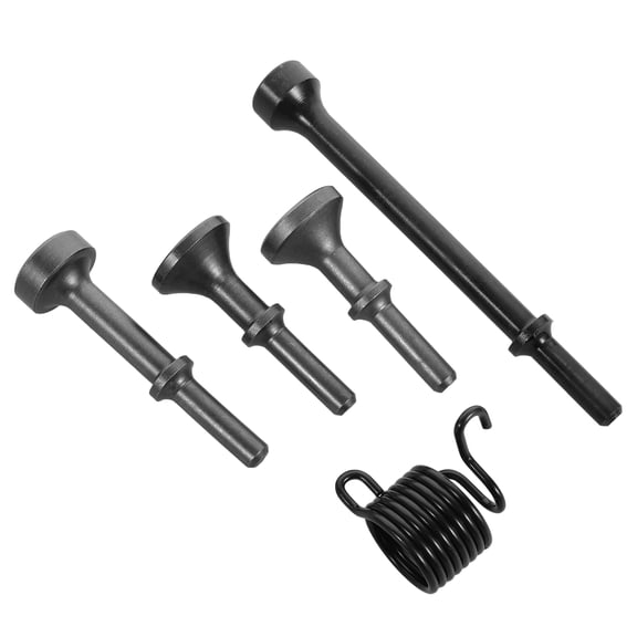 DEEPCRAFF 5Pcs Pneumatic Hammer Chisel Bit Set Steel Air Tool Accessories for Sheet Metal and Tire Repair