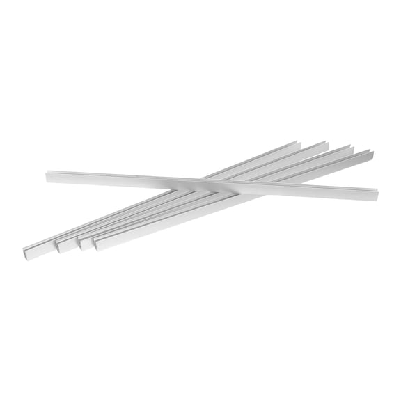 DEEPCRAFF Aluminum LED Track Channel Plated Silver for Lighting Efficient Heat Management Flexible Installation