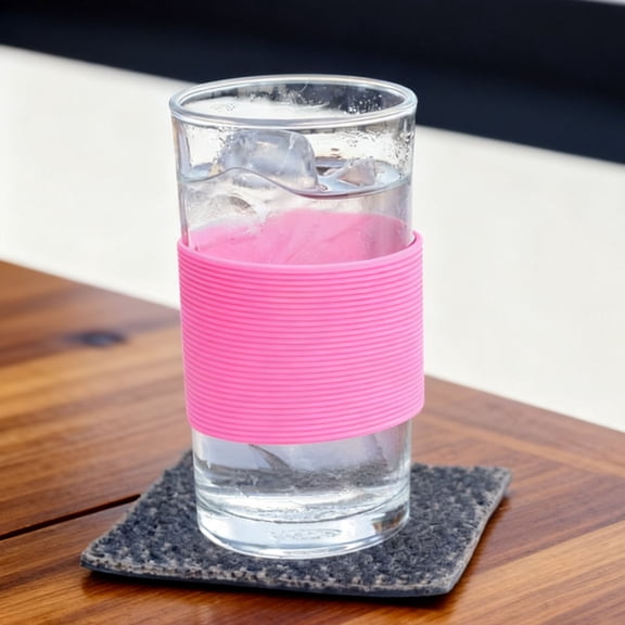 DEEPCRAFF 5Pcs Silicone Bands for Sublimation Tumbler Heat Insulated Bottle Sleeve