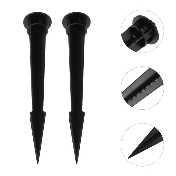 DEEPCRAFF 5Pcs Solar Light Replacement Spikes Plastic Garden Stakes for Outdoor Lawn and Flower Beds