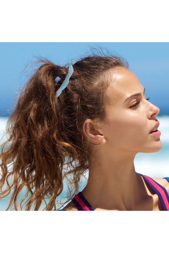 5Pcs Hair Banana Clips for Toothed Hair Clip Stay in Place Women Acrylic Blue Khaki