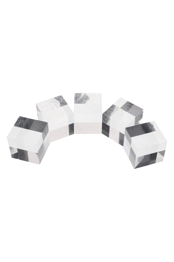 5Pcs Stable Transparent Acrylic Riser Display Stands for Rings