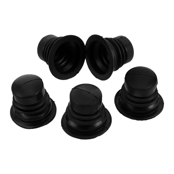 DEEPCRAFF 5-Pack Washing Machine Drain Valve Core Rubber Seals with Thick Rubber Plugs for Washer Repair