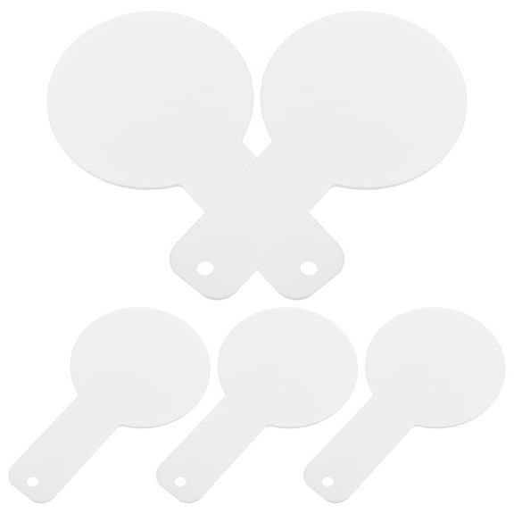 DEEPCRAFF 5Pcs Sturdy Iron Hanging Targets for Training Durable White Practice Tools