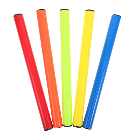 DEEPCRAFF 5pcs Relay Baton for Track and Field Racing, ABS Comfortable to Hold