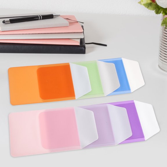 DEEPCRAFF 6 Pcs Pen Protector for Pocket PVC Leakproof Pen Pouch for Office Use