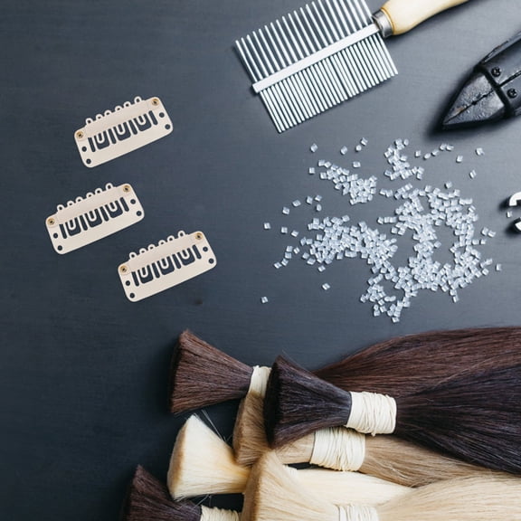 DEEPCRAFF 60Pcs Hair Extension Snap Clips Women for Everyday Use