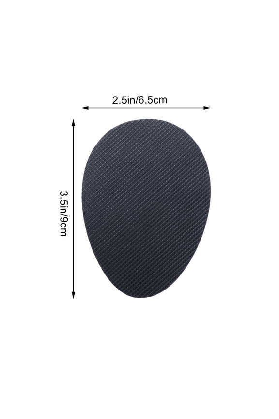 High Heel Sole Protector Anti-Slip Pads Black for Ladies Shoes 6Pairs