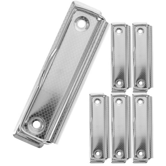 DEEPCRAFF 6Pcs Clipboard Metal Clips Alloy Clamp for Writing Boards and Document Holding