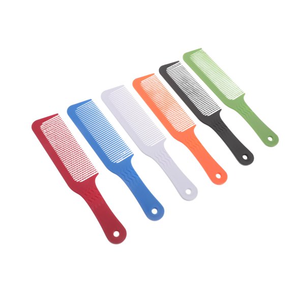 DEEPCRAFF 6Pcs Assorted Color ABS Hair Cutting Comb for Salon and Barber Shop Professional Haircut Tools