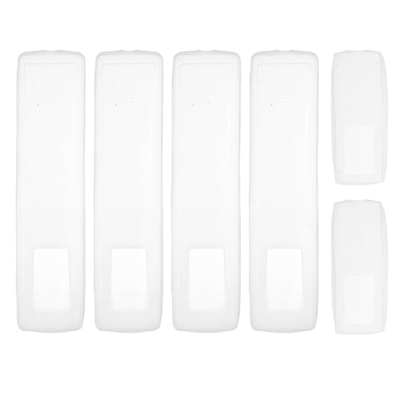 DEEPCRAFF 6Pcs Waterproof Transparent Remote Control Silicone Cover Protector for TV and Air Conditioning Remotes