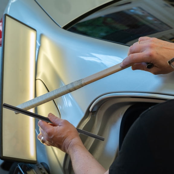 DEEPCRAFF 6Pcs Car Dent Repair Kit with Hot Melt Glue Sticks for Efficient Dent Pulling