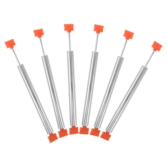 DEEPCRAFF 6Pcs Trash Can Damper Support Rod with Stainless Steel Soft Close Mechanism for Home Garbage Bin