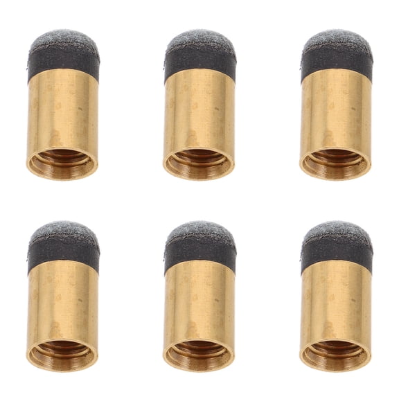 DEEPCRAFF 6-Piece Replacement Pool Cue Tips Kit for Billiard Tables with Easy to Install, and High Performance