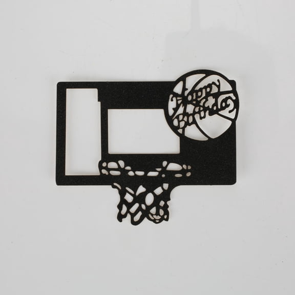 DEEPCRAFF DIY Multi-Color Basketball Cake Topper for Party Desserts 6Pcs