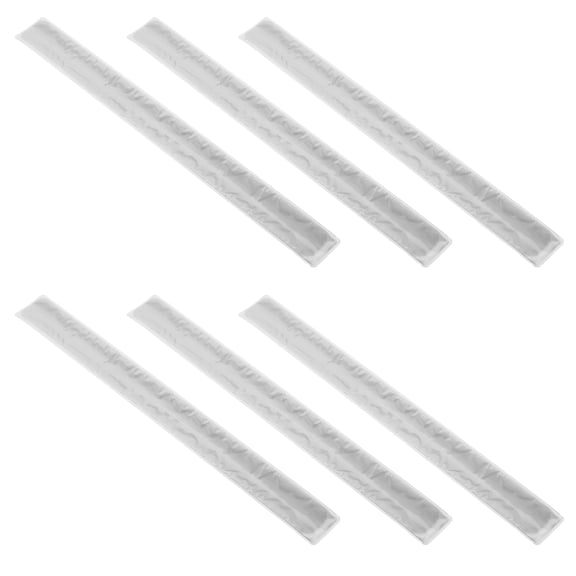 DEEPCRAFF 6Pcs Self Wrapping Reflective Snap Bands for Nighttime Running Cycling and Outdoor Use