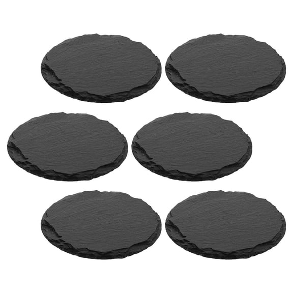 DEEPCRAFF 6Pcs Stone Coasters for Coffee Table Mat Non Slip and Scratch Protection Home Use