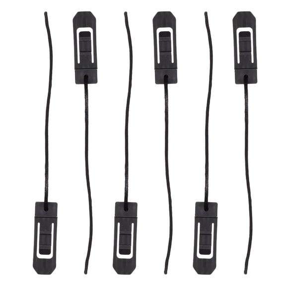 DEEPCRAFF Quick-Release Surfboard Fin Clips for Boards, Plastic, 6 Pieces Set
