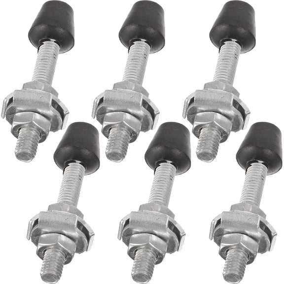 DEEPCRAFF 6-Pack M8X61MM Toggle Clamps, Cold-Rolled Carbon Steel, Wear-Resistant, Secure Grip for Industrial Use