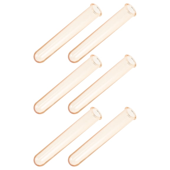 DEEPCRAFF 6-Pack Yellow Hydroponic Flower Propagation Tubes for Home, Table, Vase Decoration and Plant Growth