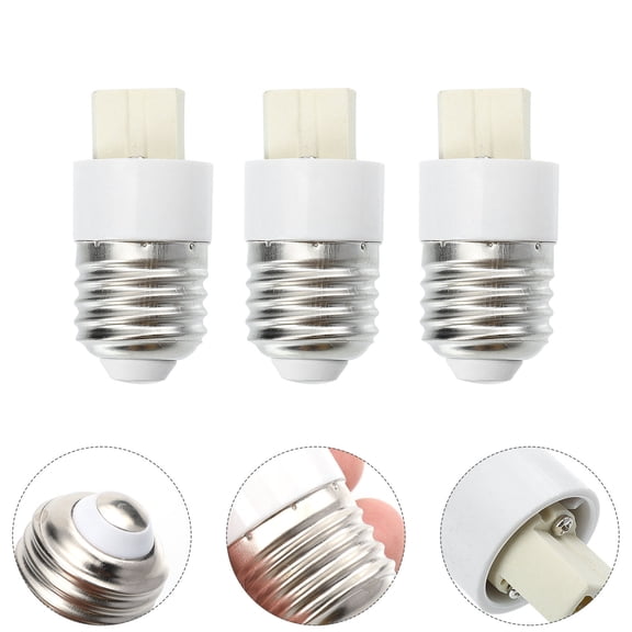 DEEPCRAFF 6pcs Wedge Bulb Adapter Light Socket Plug for Office Lighting and Home Settings