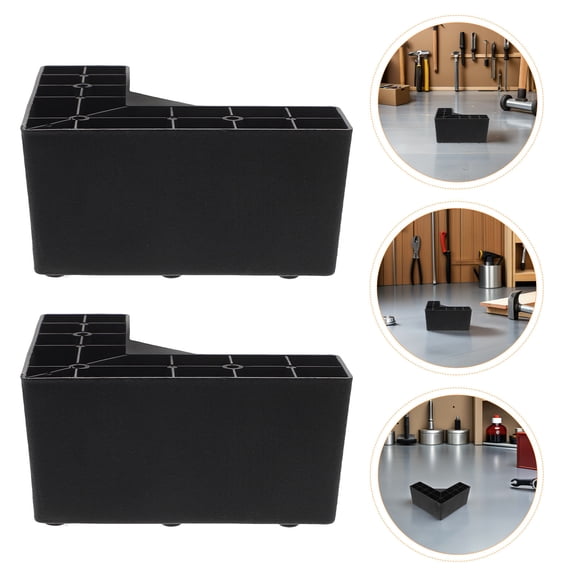 DEEPCRAFF 8Pcs Plastic Legs for Furniture with Stable L Shape Design and Quick Mounting