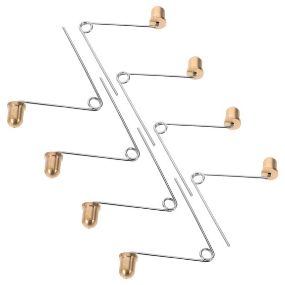 DEEPCRAFF 8Pcs Fishing Chair Leg Support Copper Springs with V Shape Locking Mechanism for Repair