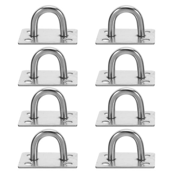 DEEPCRAFF 8Pcs Universal Stainless Steel Ceiling Hooks for Hammock Swing and Punch Bag Wall Installation